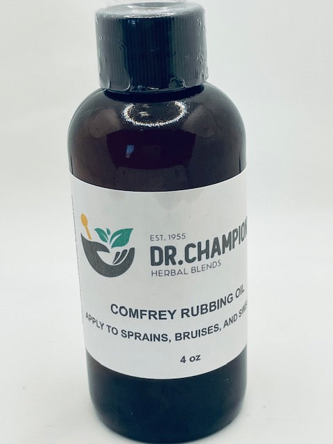 Champion's Comfrey Rubbing Oil 4 oz