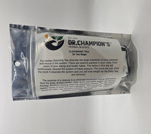 Load image into Gallery viewer, Champion’s Herbal Cleansing Tea 30 tea bags