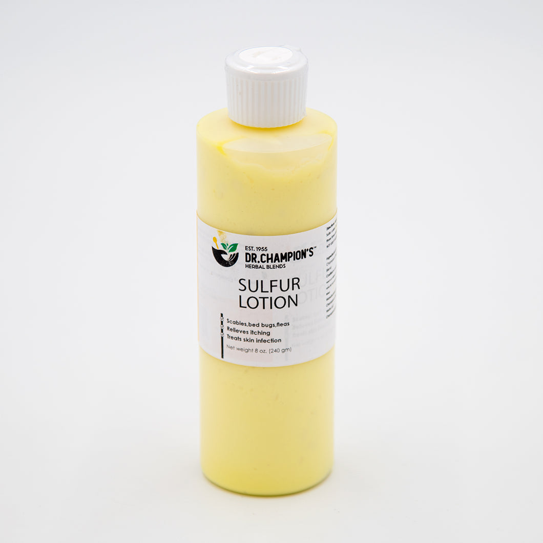 Champion’s Sulfur Lotion 8 oz.